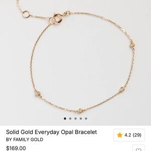 Local eclectic everyday opal bracelet